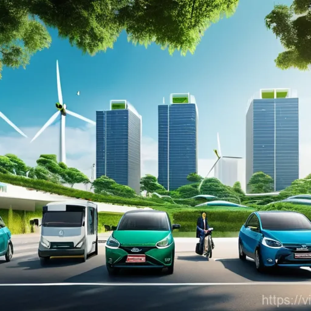 탄소예산 정책의 성과 평가 및 개선 방안 - **Prompt:** A visually dynamic and optimistic scene depicting Vietnam's transition to a green econom...