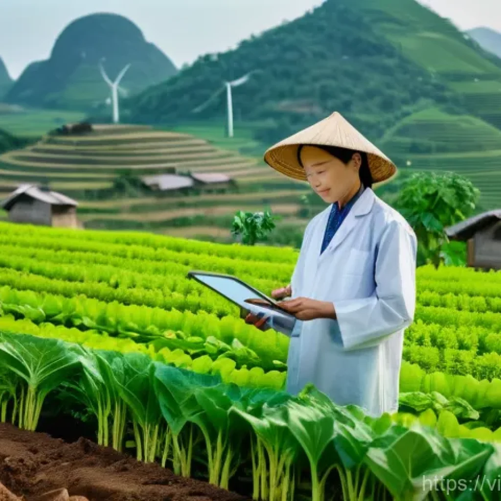 탄소예산 기반의 환경 정책 혁신 사례 - **Prompt 1: Vietnam's Vision for a Green Future - Blending Tradition with Innovation**
A wide-a...