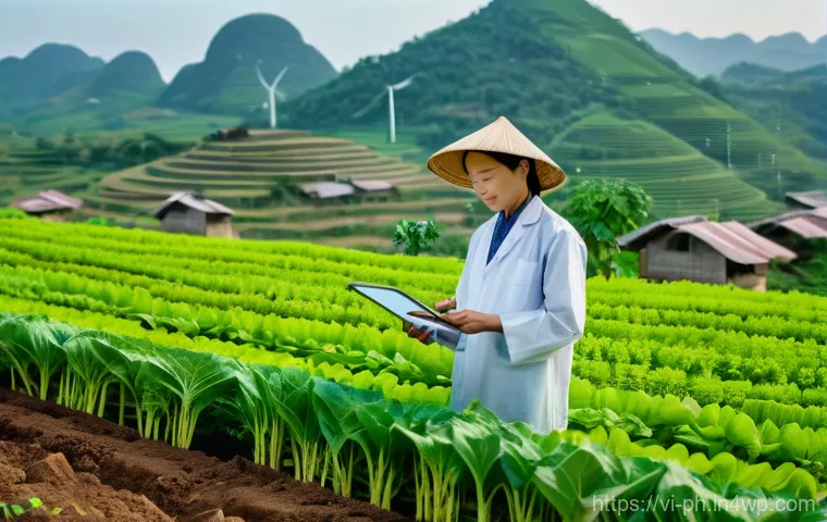 탄소예산 기반의 환경 정책 혁신 사례 - **Prompt 1: Vietnam's Vision for a Green Future - Blending Tradition with Innovation**
A wide-a...
